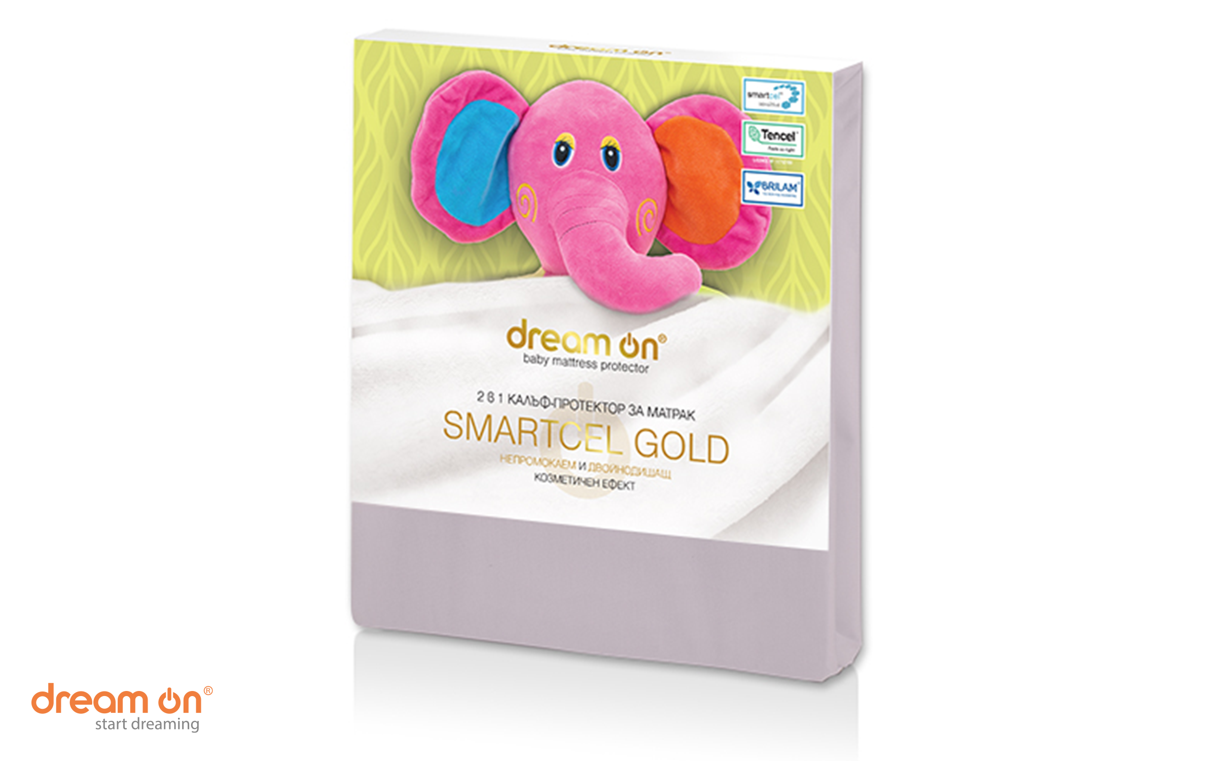 Протектор за душек 60/120 Smartcel Gold, екру  2
